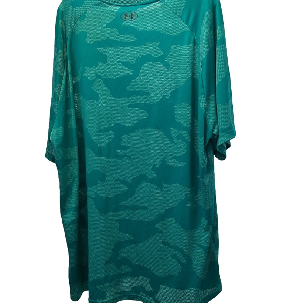 Under Amour 5XL 100% Poly two-tone Dry Fit T Shirt 100% Poly Athletic Sports - Picture 2 of 3